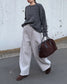 STRAIGHT WIDE PANTS 2222