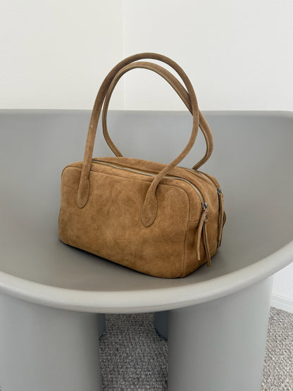 SUEDE WIDE BOSTON BAG 2495