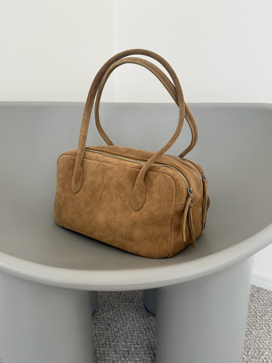SUEDE WIDE BOSTON BAG 2495