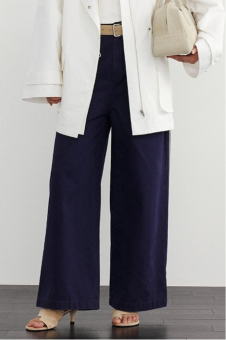 WIDE-LEG DENIM PANTS 2129
