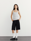 FLAT FRONT HALF PANTS 2118