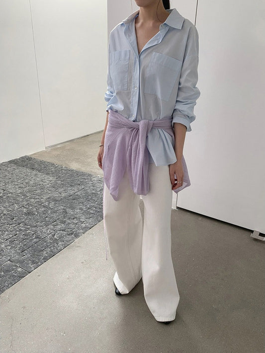 ルーズフロントポケットシャツ 2343