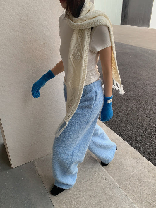 PRESSED WOOL PANTS 2520