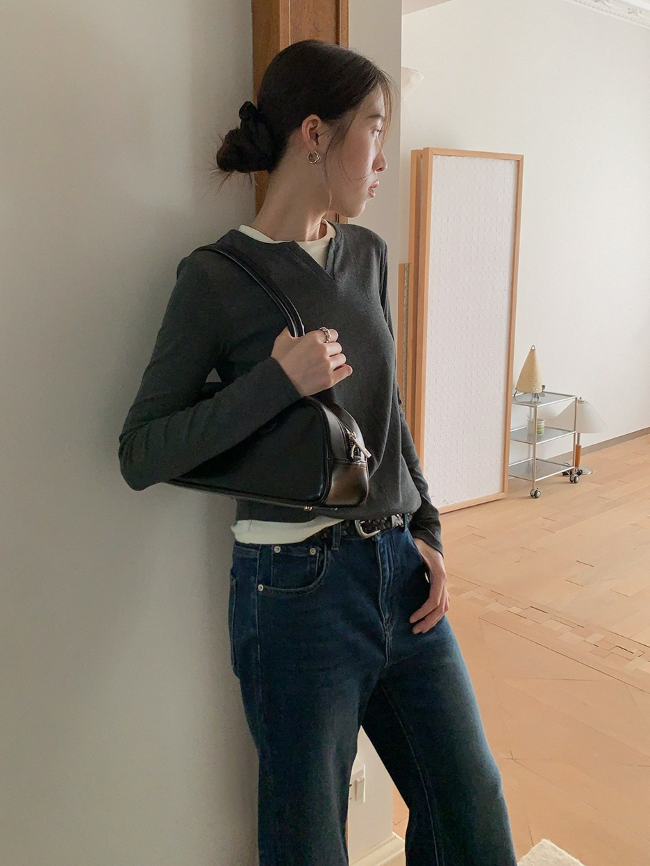 フェイクツーピーススキッパーTシャツ 2199