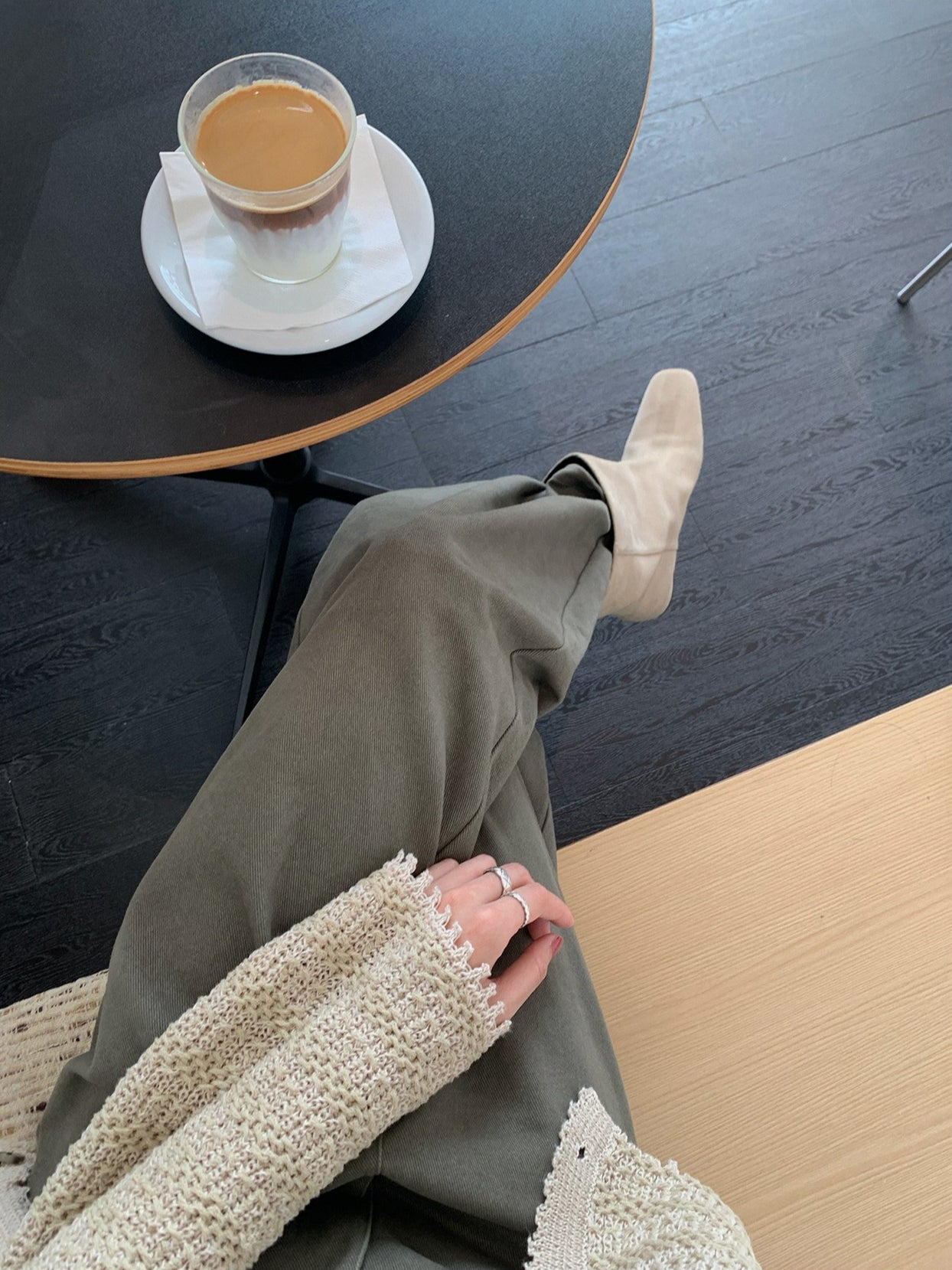 HIGH-WAIST STRAIGHT PANTS 2456