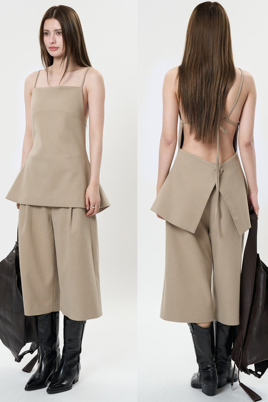 バックリボンキャミソールベスト(SET) 2251