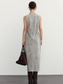 SUEDE TIE-NECK SLEEVELESS ONEPIECE 2125