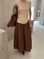 WASHER LEATHER SKIRT 2485