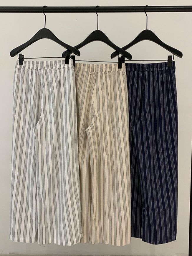 ストライプストレートパンツ 2412