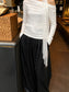 ASYM SHEER TIE TOP 2487