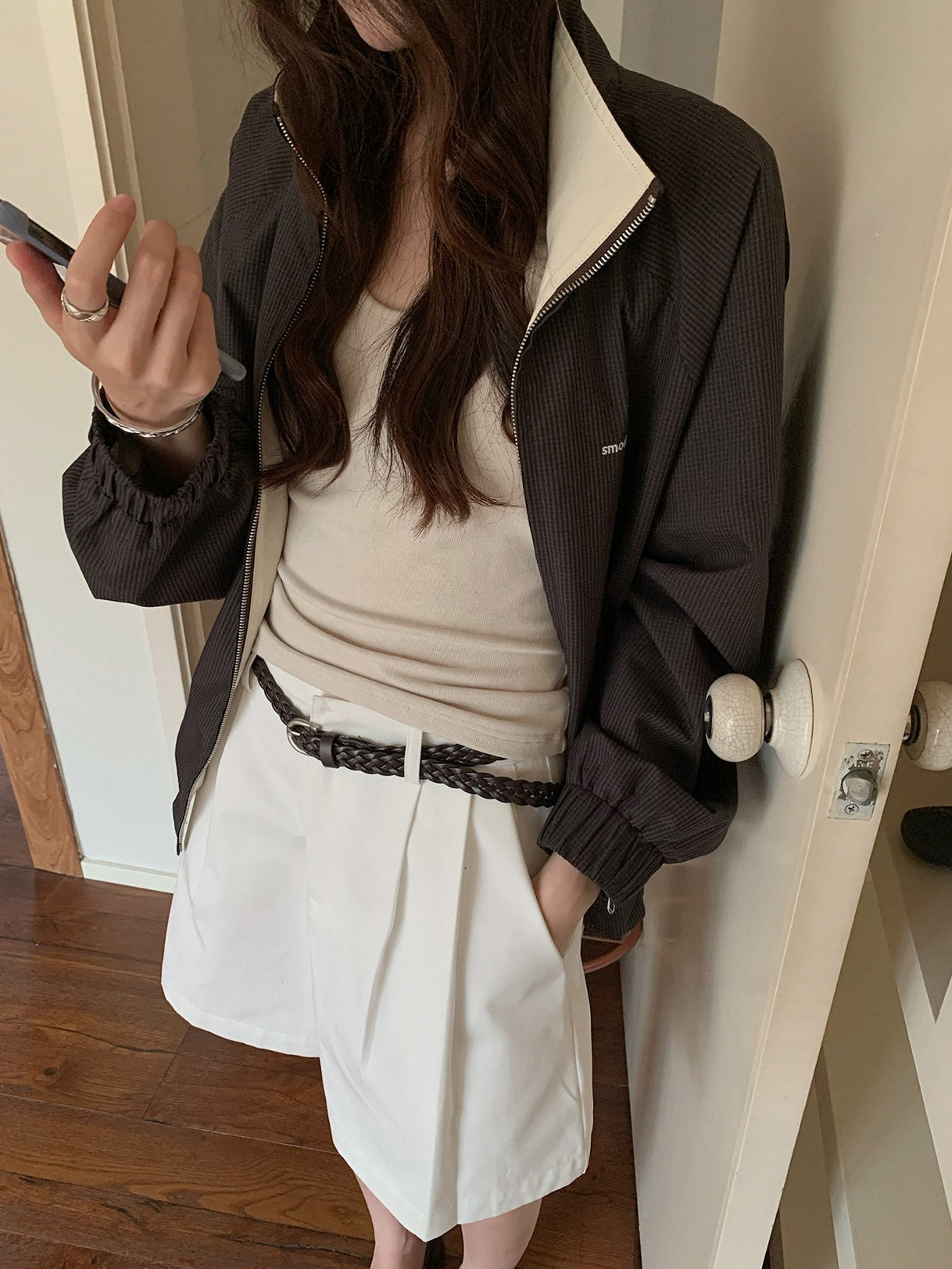 MICRO CHECK JACKET 2462