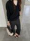 LAYERED-LOOK MINIMAL KNIT 2454
