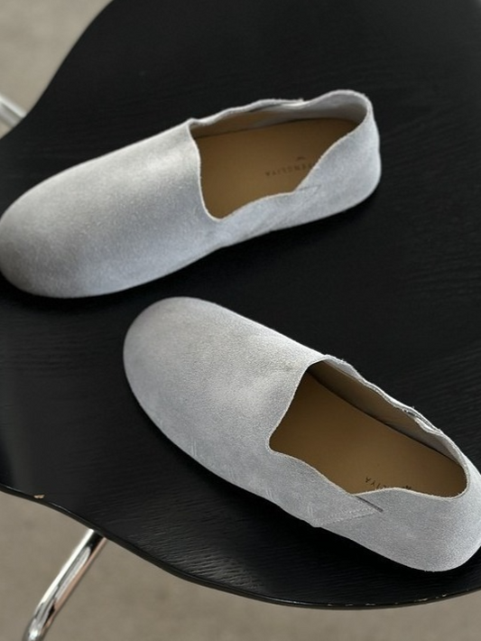 スエードフラットシューズ 2191
