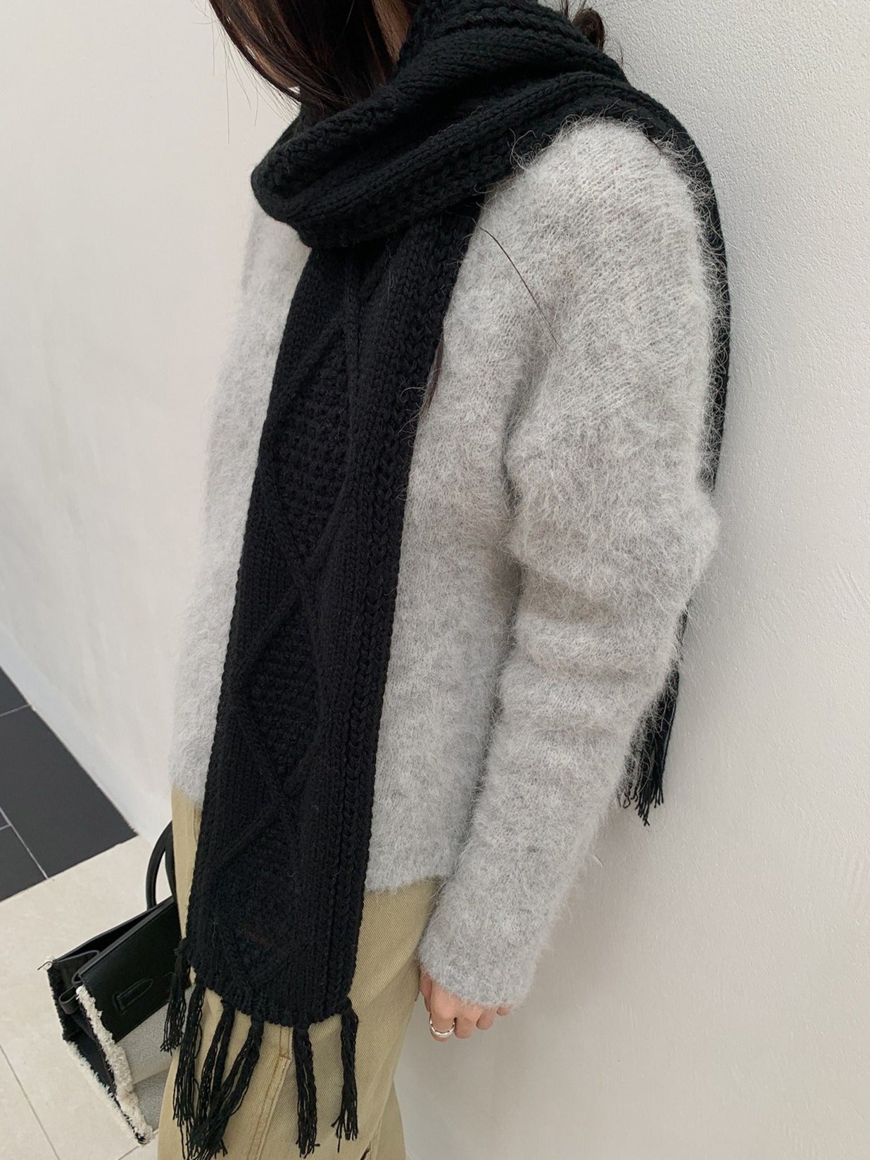 CABLE KNIT MUFFLER 2521