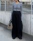 STRAIGHT WIDE PANTS 2222