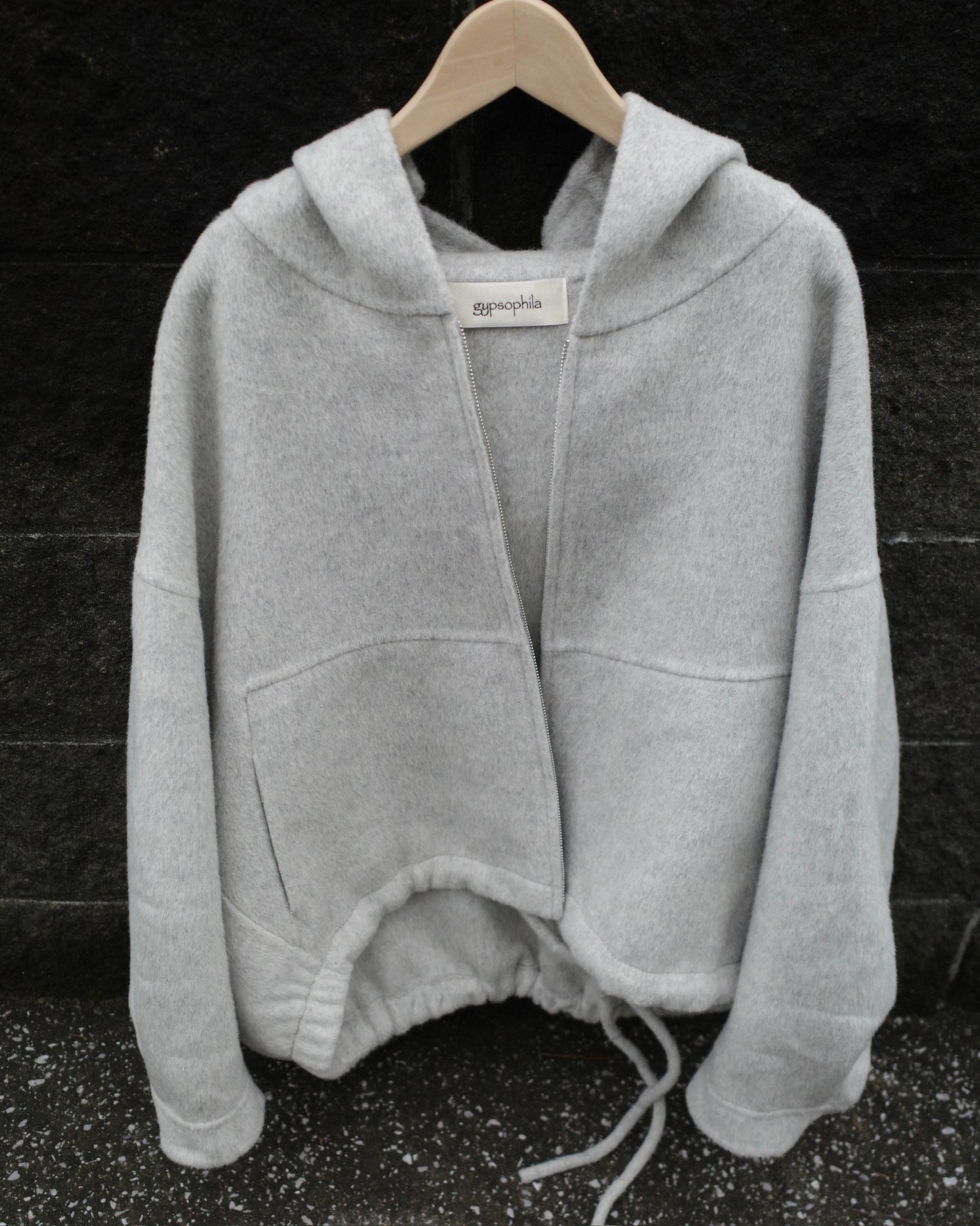 ボリュームウールパーカー2228