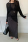 WRAP DETAIL LONG SKIRT 2308