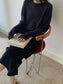 RELAXED WOOL-BLEND KNIT 2463