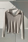 LAYERED SHEER COLLAR TOP–COLORS 2310