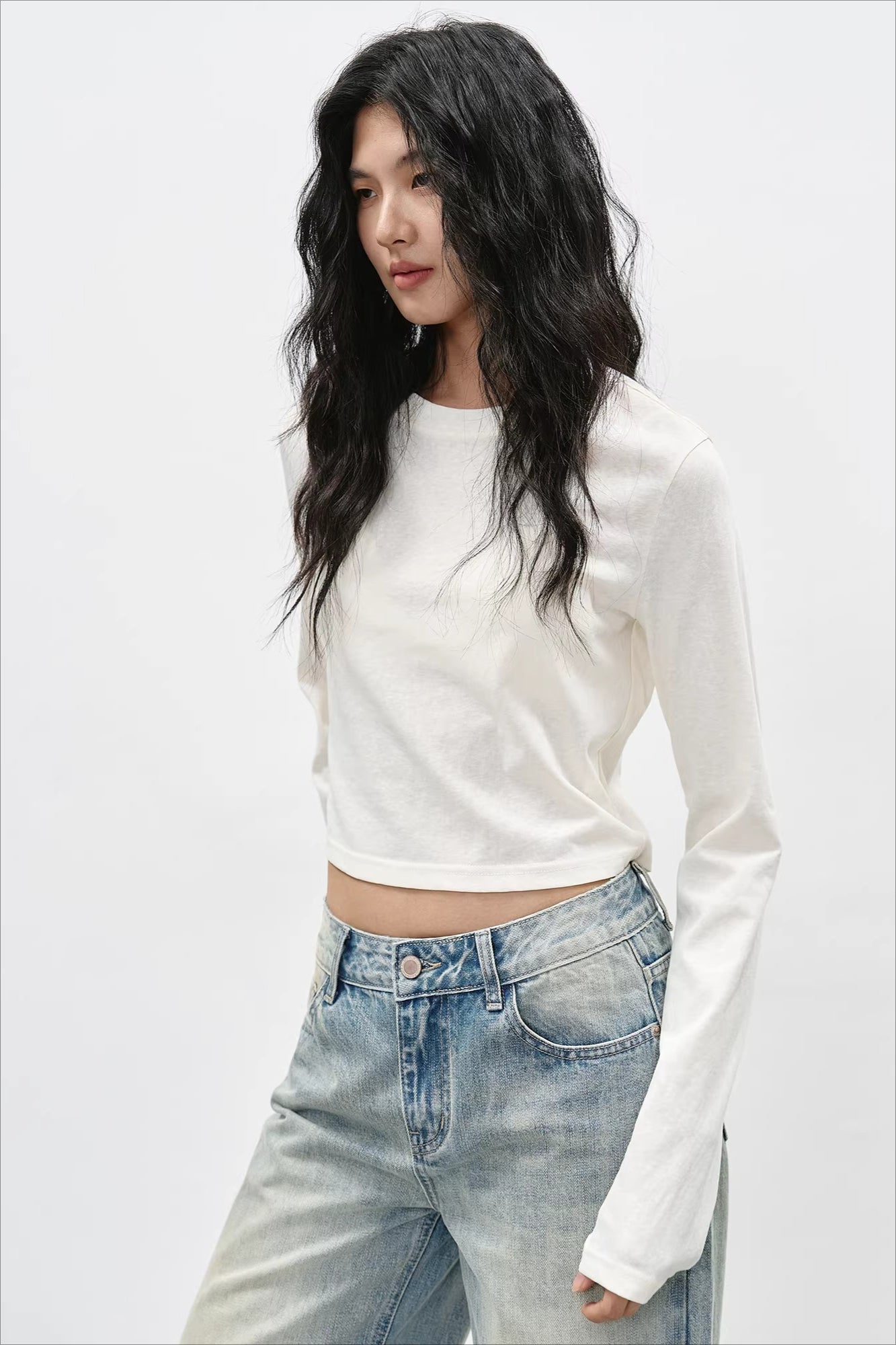 ショートクルーネックTシャツ 2288