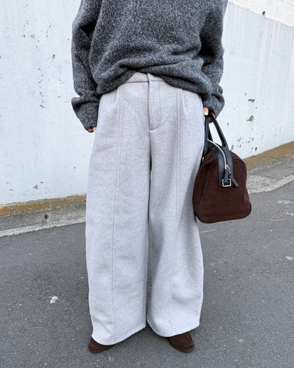 STRAIGHT WIDE PANTS 2222