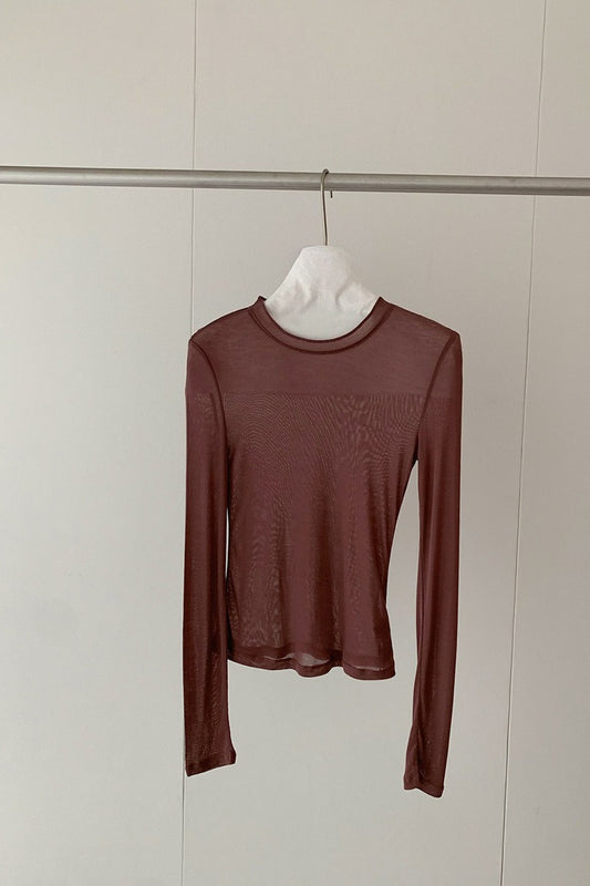 MULTI COLOR SHEER TOP 2307