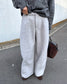 STRAIGHT WIDE PANTS 2222