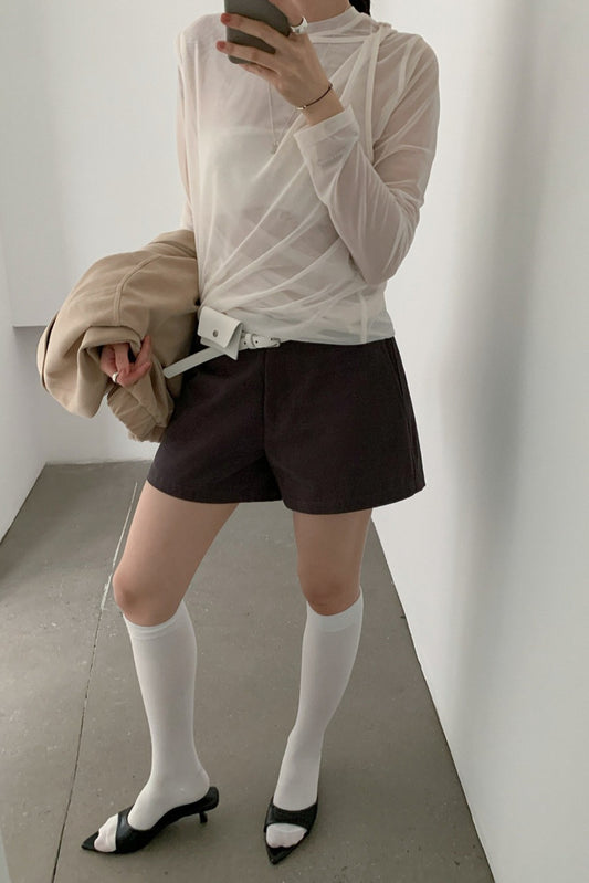 LAYER LOOK SHEER TOP 2309