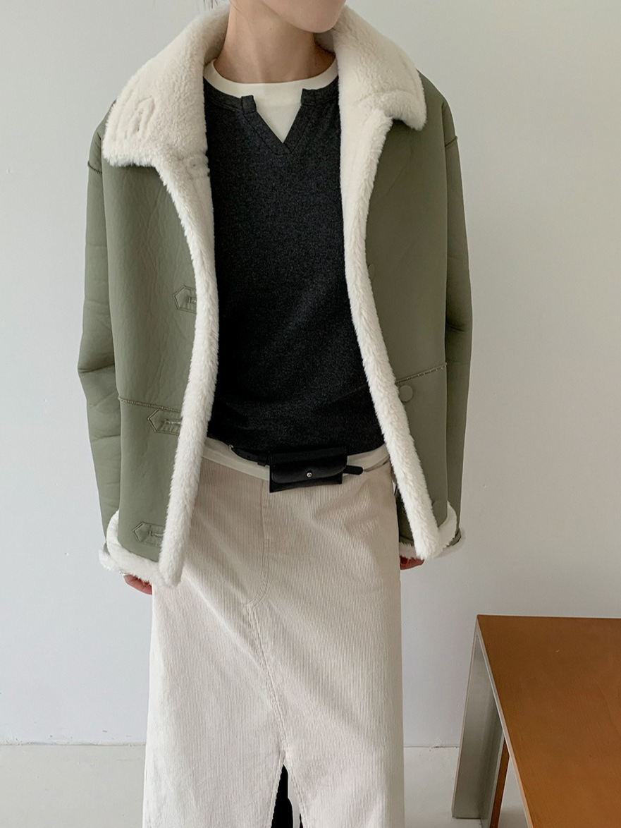 フェイクムートンジャケット 2203