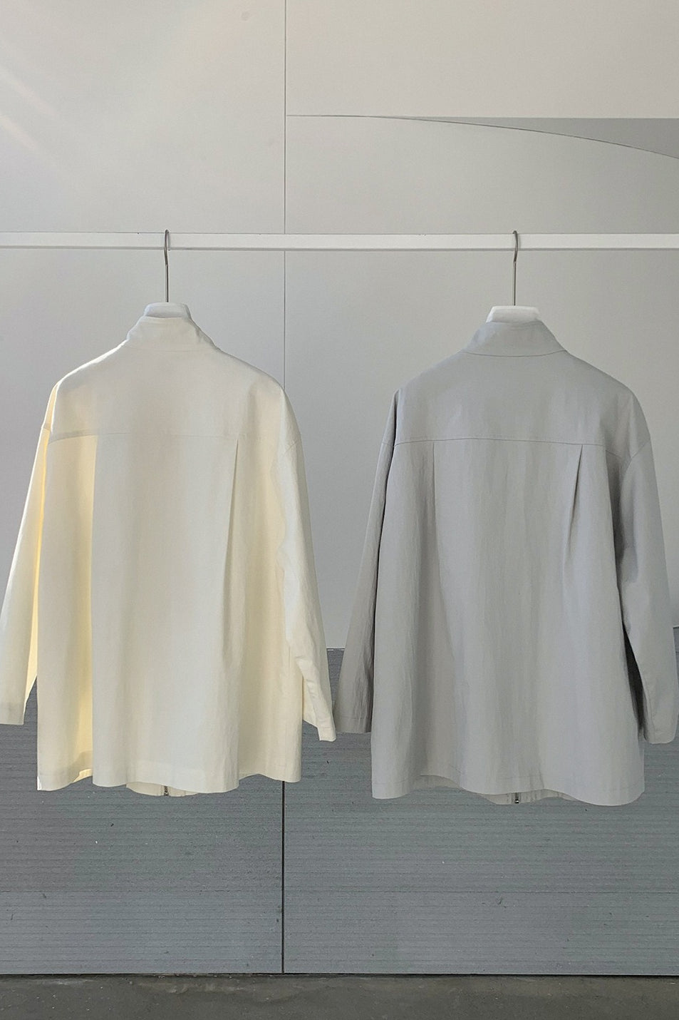 OVERSIZED STAND COLLAR JACKET 2321