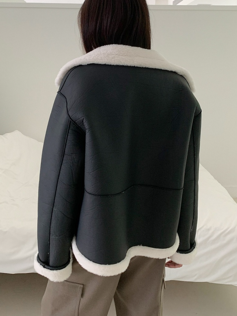フェイクムートンジャケット 2203