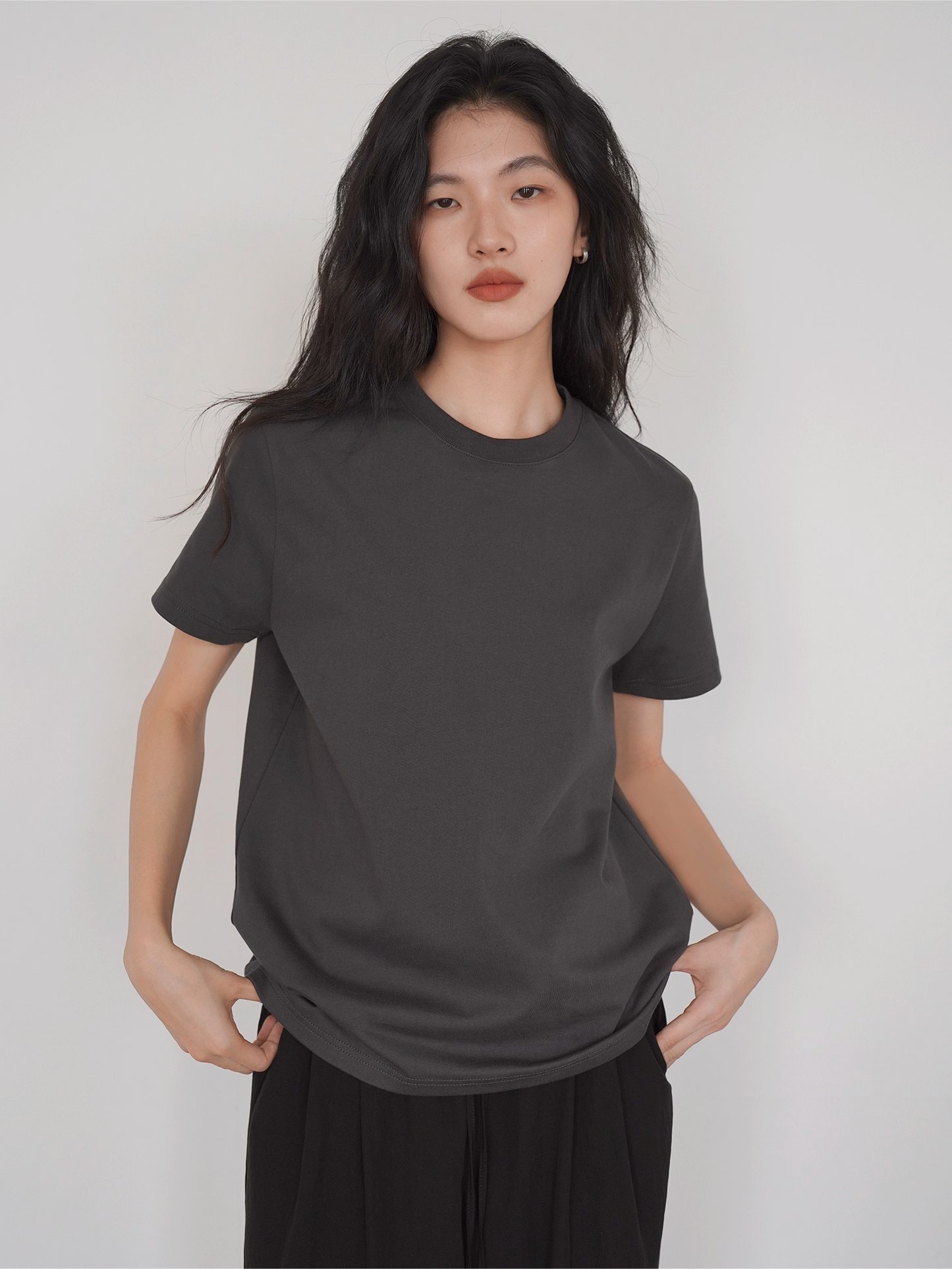 ベーシッククルーネックTシャツ 2094