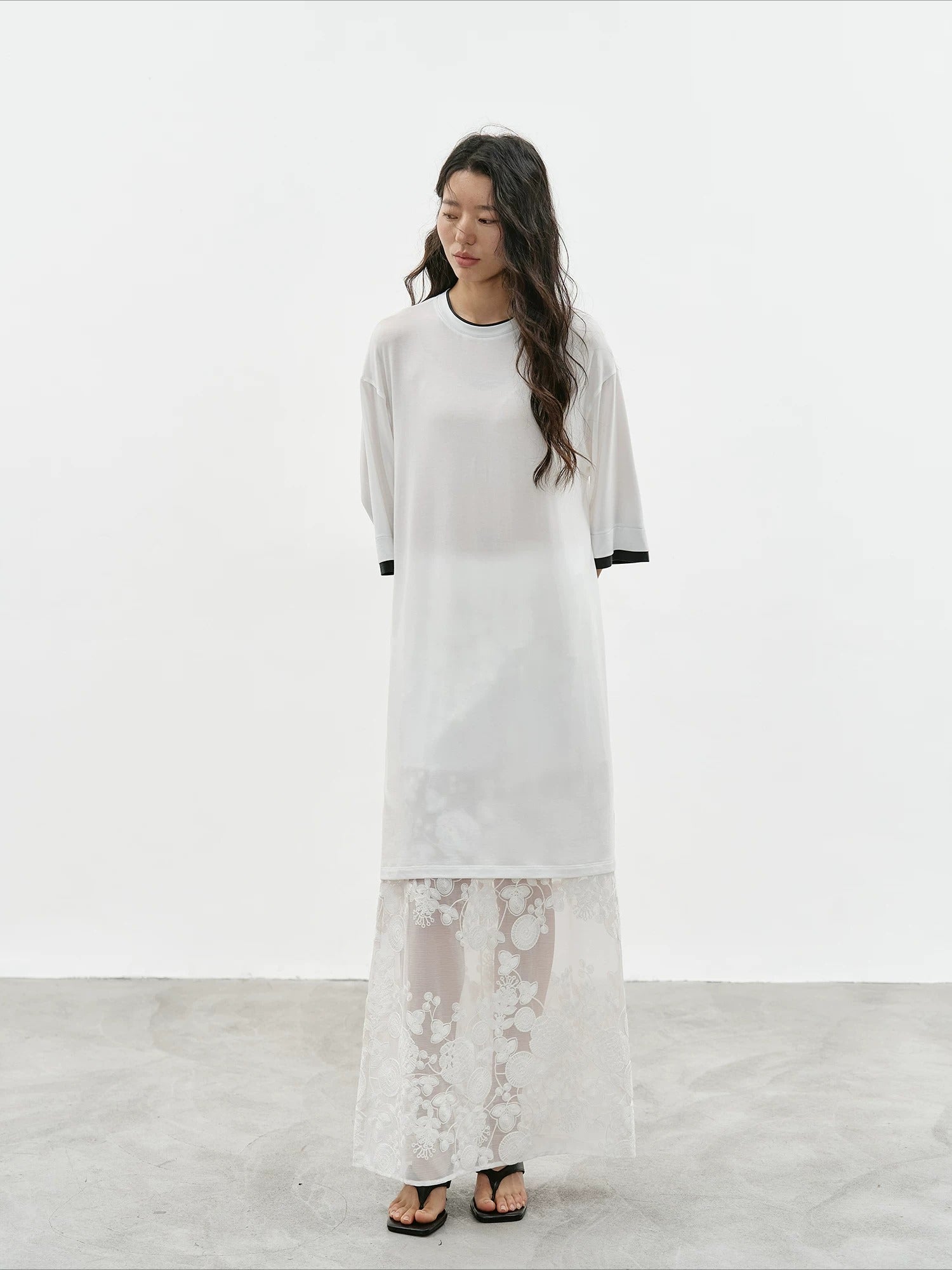 ニュアンスロングTシャツ2359 – gypsophila