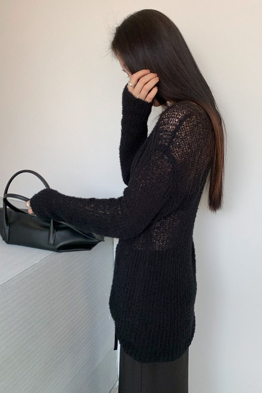 LOOSE ROUND NECK KNIT 2319