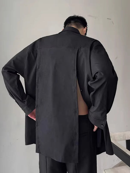 バッグスリットオーバーシャツ 2335