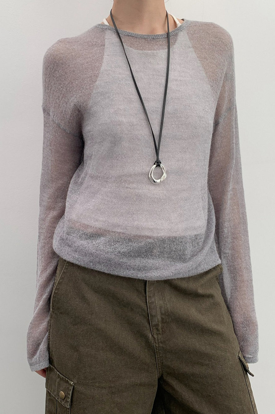 SEE THROUGH SUMMER KNIT 2298