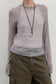 SEE THROUGH SUMMER KNIT 2298