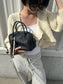 2WAY DOUBLE ZIP MINI BOSTON BAG 2351