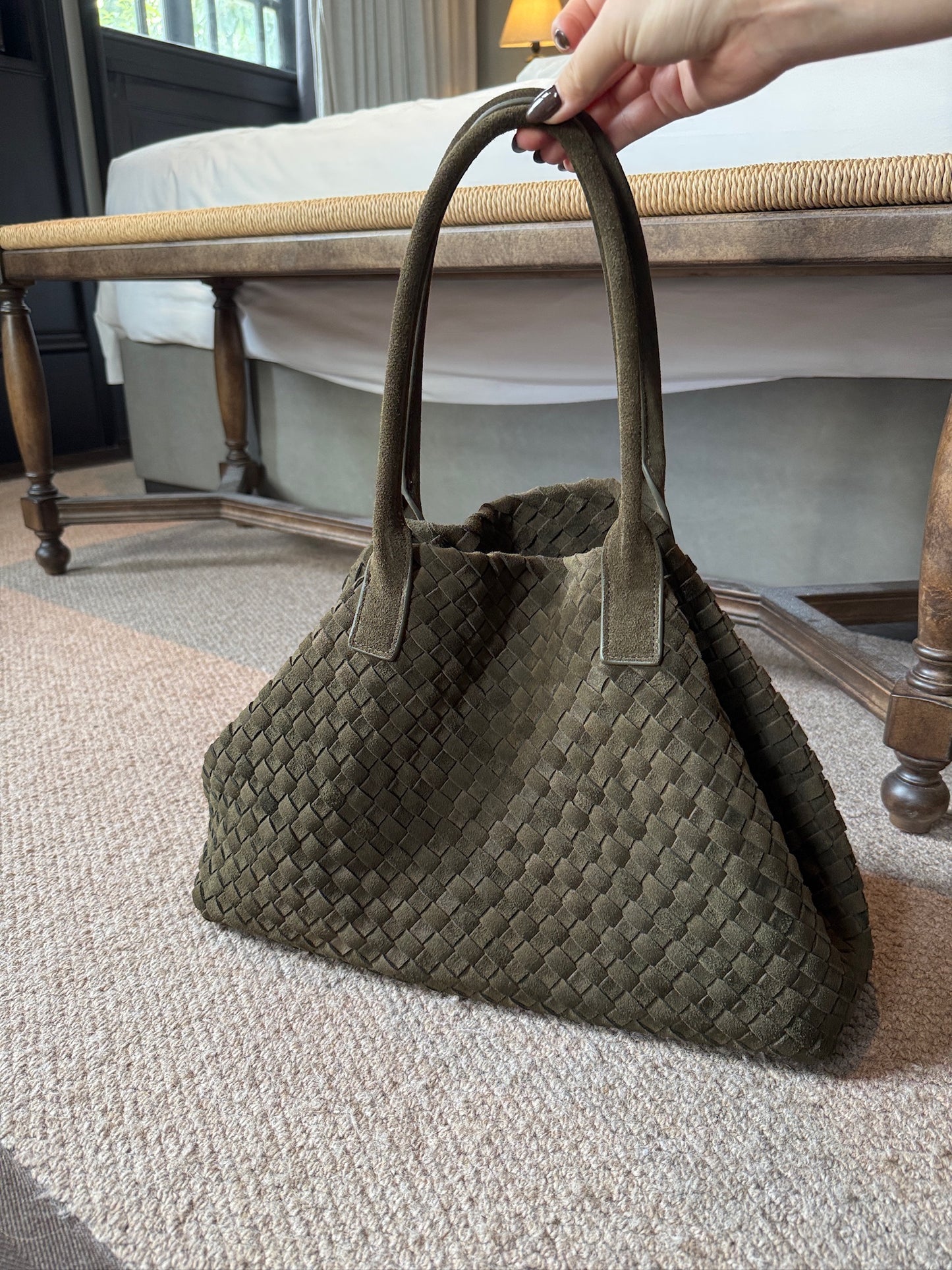 スエードレザーバッグ 2216