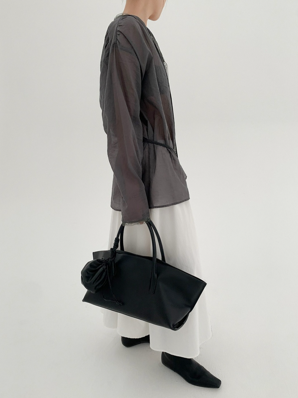 SHEER TIE-NECK BLOUSE 2131