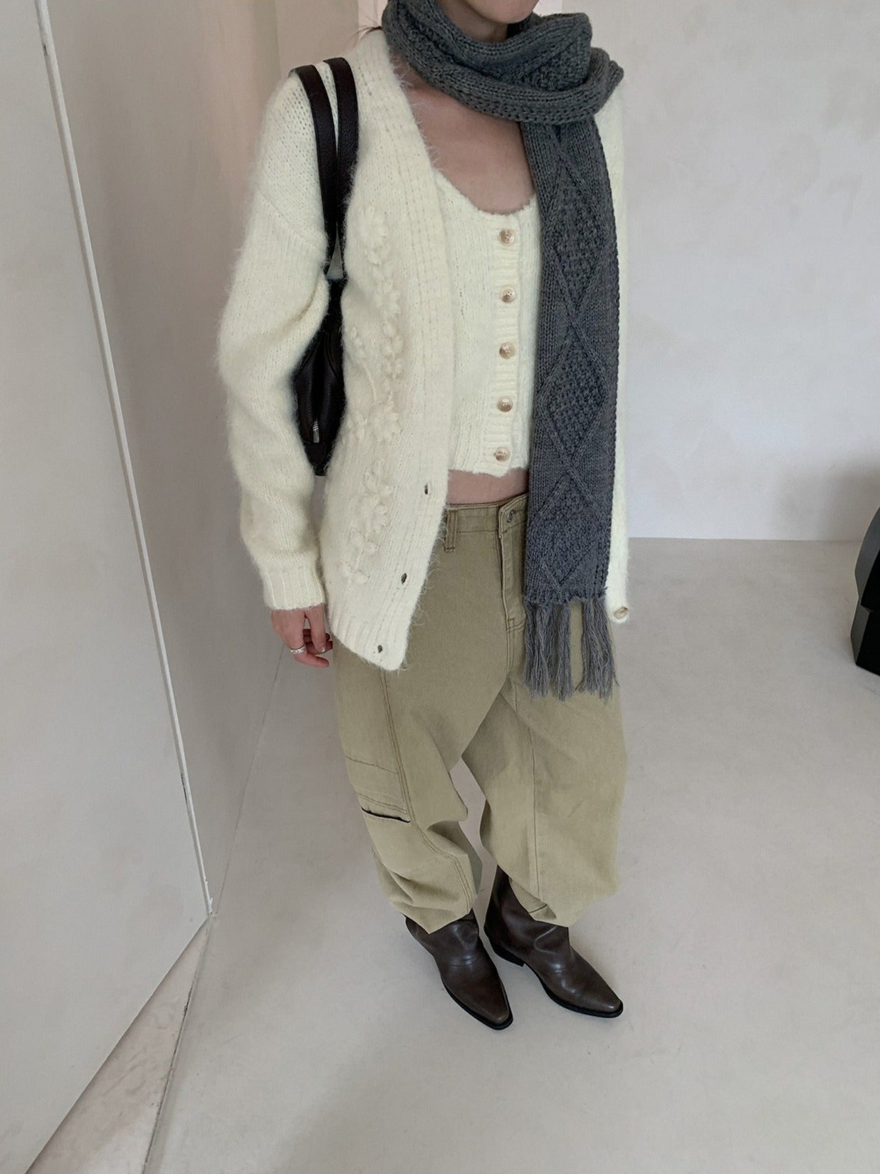 CABLE KNIT MUFFLER 2521