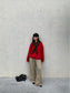 SCARF ACCENT SWEAT 2481