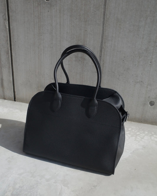 【予約商品】ベルトボストンバッグ(ラージ) 1425 ※12月中旬順次発送(Blackのみ)