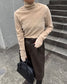FLOCKED SHEER TURTLENECK 2224