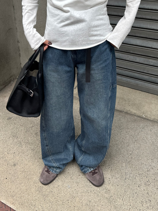 CURVE WIDE DENIM × chiiica01