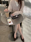LAYERED-LOOK MINIMAL KNIT 2454