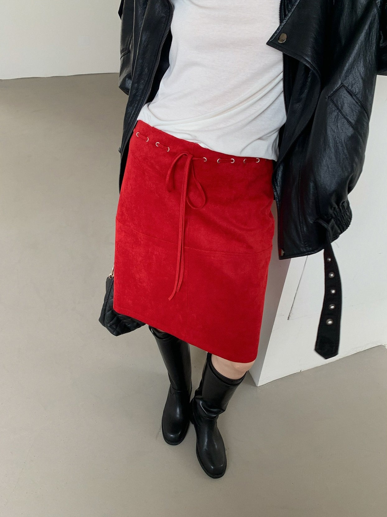 SUEDE MIDI SKIRT 2460