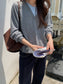 LAYERED-LOOK MINIMAL KNIT 2454