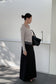 WRAP DETAIL LONG SKIRT 2308