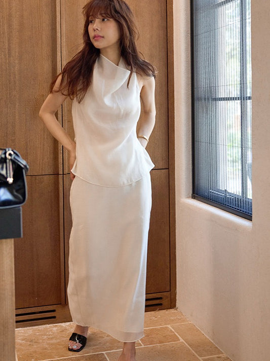 NUANCE NECK BLOUSE 2388